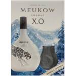 Коньяк "Meukow" XO Ice Panther в п/у + 2 склянки 40% 0,7л Франція