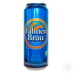 Пиво Fahnen Brau 0,5л з/б