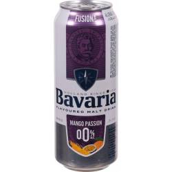 Пиво Bavaria б/а манго-маракуйя 0.5 з/б