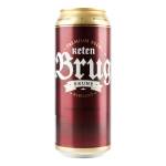 Пиво Keten Brug Brune Elegant з/б 0,5л алк.6,0%