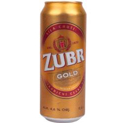 Пиво   Zubr Gold   4,6%  0.5 з/б Чехія