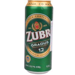 Пиво   Zubr Gradus  5,2%  0.5 з/б Чехія