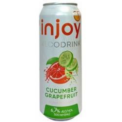 Напій Cucumber-Grapefruit (огірок/грейпфрут) 0.5л з/б ТМ InJoy