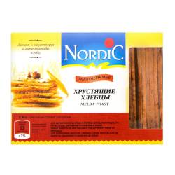 Хлібці хрусткі зі злаків багатозернові 100г Nordic