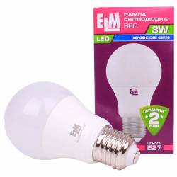 18-0127 Лампа ELM Led B60 8W PA10L E27 4000