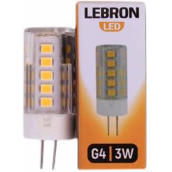 LED лампа Lebron L-G4, 3W, G4, 4500K, 280Lm, кут 360° 00-10-86 (11-16-04)