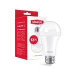 Лампа світлодіодна MAXUS  A60 12W 3000K 220V E27 1-LED-777