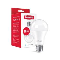 Лампа світлодіодна MAXUS  A60 10W 4100K 220V E27 1-LED-776