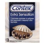 CONTEX Презервативи Extra Sensation 3 шт