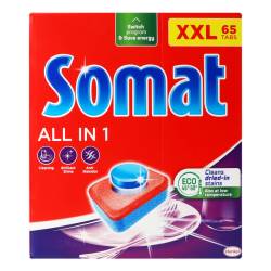 Таблетки для посудомийних машин Somat ALL IN 1 65шт