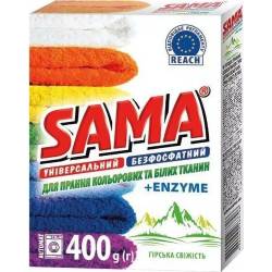 Порошок для прання SAMA Автомат Гірська свіжість 400г