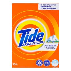 Порошок для ручного прання Tide Аква пудра Альпійська свіжість 300гр