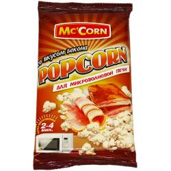 Попкорн для Микрохвильової печі зі смаком бекону 90г Mr'Corn