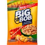 Арахіс і кукурудза смажена мікс зі смаком Ковбаски Барбекю 70г Big Bob