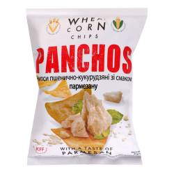 Чіпси PANCHOS зі смаком сиру Пармезан, 82г