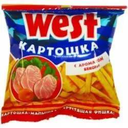 Картопля WEST бекон 30г Лотос