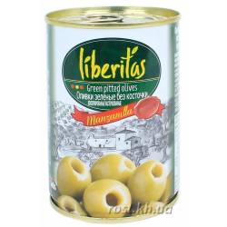 Оливки зелені без кісточки 280г LIBERITAS Іспанія
