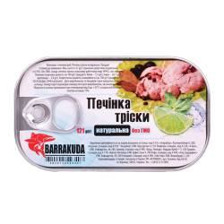 Печінка тріски (консерва з охолодженої сировини) 121г ТМ BARRAKUDA