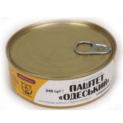 Паштет "Одеський" з вершковим маслом 240г Медведівський