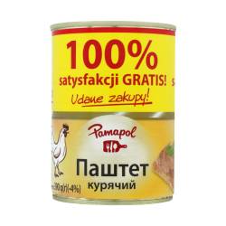 Паштет з курки 390г з/б Pamapol , Польща