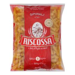 Паста  з твердих сортів пшениці Спіралі 500г ТМ Riscossa, Італія