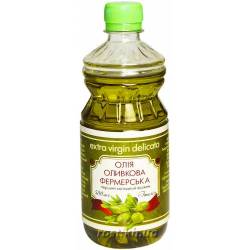 Олiя оливкова фермерська Extra Virgine Delicate (розл) п/п 0,5л Італія
