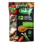 Приправа універсальна "12 овочів і трав" в гранулах (дойпак) 150г Idelia