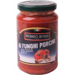 Соус Al Funghi Porcini з білими грибами 350г Romeo Rossi Італія