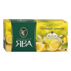Чай зелений з лимоном Принцеса Ява 25*1.5г
