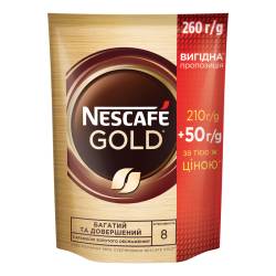 Кава розчинна Gold Nescafe м/у 210г+50г.