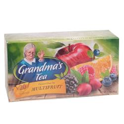 Чай чорний з ароматом мультіфрукт, GRANDMA'S TEA, 20*2г , Польща